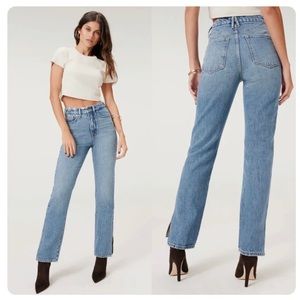 NWT Good American Good Boy Jeans 8/29